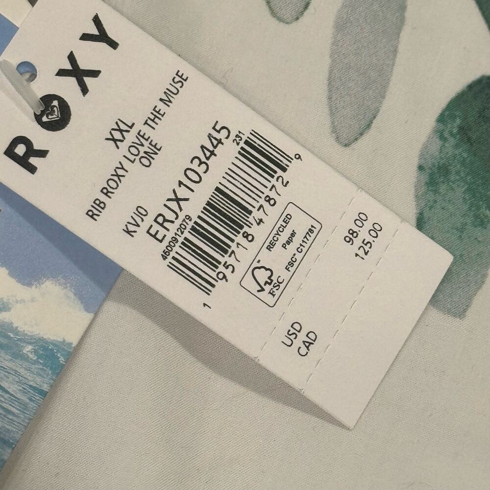 Roxy Women's Rib Love The Muse One One Piece Swimsuit Size XXL NWT - Picture 9 of 10
